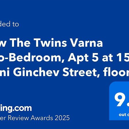 New The Twins Varna Two-Bedroom, Apt 5 At 15 Tsani Ginchev Street, Floor 3 Exterior photo